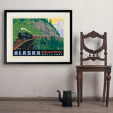Alaska: Skagway - Art Print, 24x32 / Standard / Black