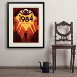 1984: George Orwell - Art Print, 24x32 / Standard / Black