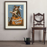 Witches' Brew Coffee Co. (Pumpkin Spice Blend) - Art Print, 24x32 / Standard / Brown