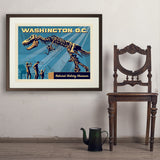 Washington, DC: Museum of Natural History - Art Print, 24x32 / Standard / Brown