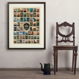 63 Image National Park Print: by Kenneth Crane - Art Print, 24x32 / Standard / Brown