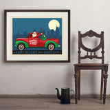 Nashville Or Bust - Art Print, 24x32 / Standard / Brown