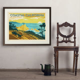 Coastal California: Horizontal Print - Art Print, 24x32 / Standard / Brown