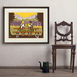 Oktoberfest - Art Print, 24x32 / Standard / Brown