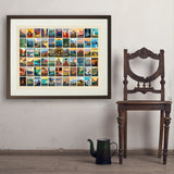 63 Image National Park Print (Horizontal) - Art Print, 24x32 / Standard / Brown