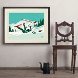 Yard Sale - Art Print, 24x32 / Standard / Brown