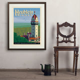 Heublein Tower - Art Print, 24x32 / Standard / Brown