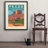 Pecos National Historical Park, NM - Art Print, 24x32 / Standard / Brown