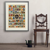 63 Image National Park Print: by Arden von Haeger - Art Print, 24x32 / Standard / Gray