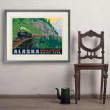 Alaska: Skagway - Art Print, 24x32 / Standard / Gray