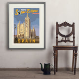 ...2026 Total Solar Eclipse: León, Spain - Art Print, 24x32 / Standard / Gray