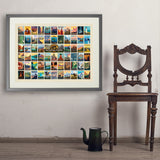 63 Image National Park Print (Horizontal) - Art Print, 24x32 / Standard / Gray