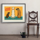 Middle Tennessee Boxer Rescue Fundraiser Print #4 (Nubs) - Art Print, 24x32 / Standard / Gray