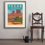 Pecos National Historical Park, NM - Art Print, 24x32 / Standard / Gray