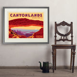 Canyonlands:  Mesa Arch - Art Print, 24x32 / Standard / Gray