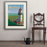 Heublein Tower - Art Print, 24x32 / Standard / Gray