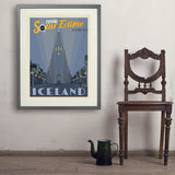 ...2026 Total Solar Eclipse: Reykjavik, Iceland - Art Print, 24x32 / Standard / Gray