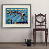 Washington, DC: Museum of Natural History - Art Print, 24x32 / Standard / Gray