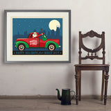 Nashville Or Bust - Art Print, 24x32 / Standard / Gray