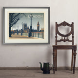 England: London, Horizontal - Art Print, 24x32 / Standard / Gray