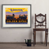 Golden Spike (Pub Poster) - Art Print, 24x32 / Standard / Gray