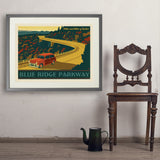 Blue Ridge Parkway - Art Print, 24x32 / Standard / Gray