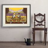 Oktoberfest - Art Print, 24x32 / Standard / Gray