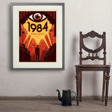 1984: George Orwell - Art Print, 24x32 / Standard / Gray
