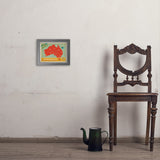 Australia: Explore Down Under Map - Art Print, 8x10 / Simple / Gray
