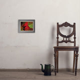 Pastel Painting: Redhead (Cardinal) - Art Print, 8x10 / Simple / Gray