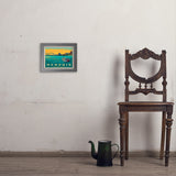 Memphis, TN: River View (Horizontal) - Art Print, 8x10 / Simple / Gray