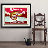 Cutthroat Trout (Pub Poster) - Art Print, 24x32 / Deluxe / Black