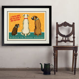 Middle Tennessee Boxer Rescue Fundraiser Print #4 (Nubs) - Art Print, 24x32 / Deluxe / Black