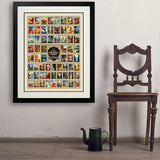 63 Image National Park Print: by Arden von Haeger - Art Print, 24x32 / Deluxe / Black
