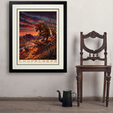 Mythical Creatures: Chupacabra - Art Print, 24x32 / Deluxe / Black