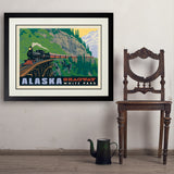 Alaska: Skagway - Art Print, 24x32 / Deluxe / Black