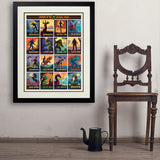 Legends Of The National Parks: 16-Image Print - Art Print, 24x32 / Deluxe / Black