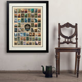 63 Image National Park Print: by Kenneth Crane - Art Print, 24x32 / Deluxe / Black