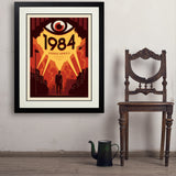 1984: George Orwell - Art Print, 24x32 / Deluxe / Black