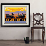 Golden Spike - Art Print, 24x32 / Deluxe / Black