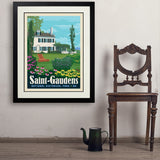saint--gaudens-national-historical-park-nh - 24x32 / Deluxe / Black / Env