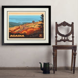 Acadia National Park: 100th Anniversary (Horizontal) - Art Print, 24x32 / Deluxe / Black