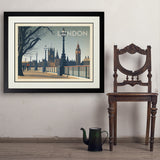 England: London, Horizontal - Art Print, 24x32 / Deluxe / Black