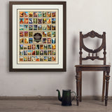 63 Image National Park Print: by Arden von Haeger - Art Print, 24x32 / Deluxe / Brown