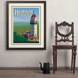 Heublein Tower - Art Print, 24x32 / Deluxe / Brown