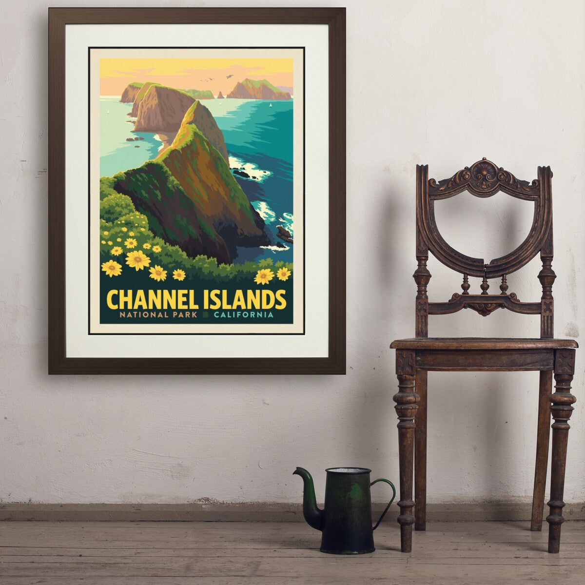 channel-islands-national-park-inspiration-point - 24x32 / Deluxe / Brown / Env