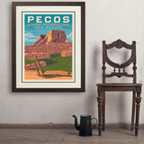 Pecos National Historical Park, NM - Art Print, 24x32 / Deluxe / Brown