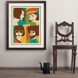 1969: Go with the Flo/Fro - Art Print, 24x32 / Deluxe / Brown