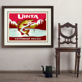 Cutthroat Trout (Pub Poster) - Art Print, 24x32 / Deluxe / Brown