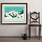 Yard Sale - Art Print, 24x32 / Deluxe / Brown